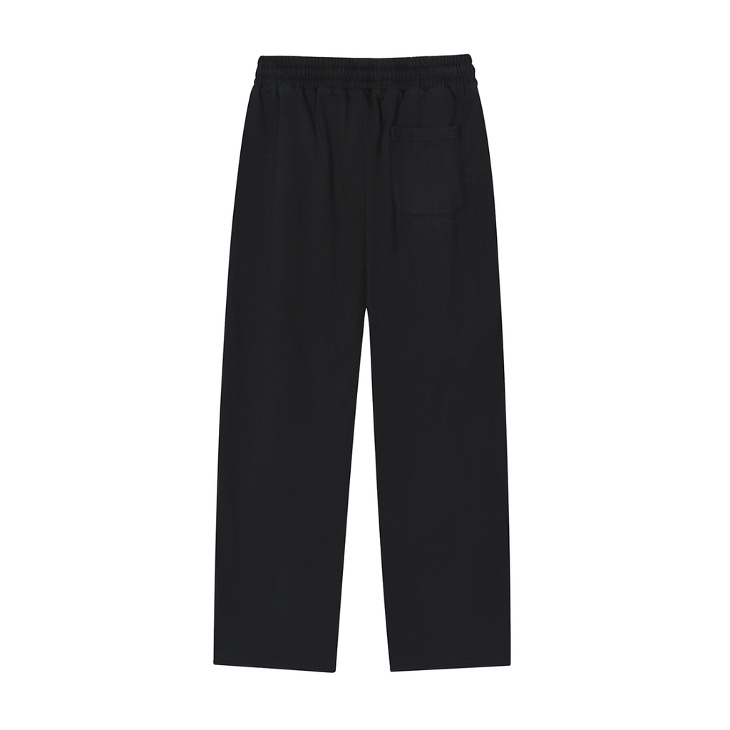 Men Reflection Striped Straight-Leg Sweatpants