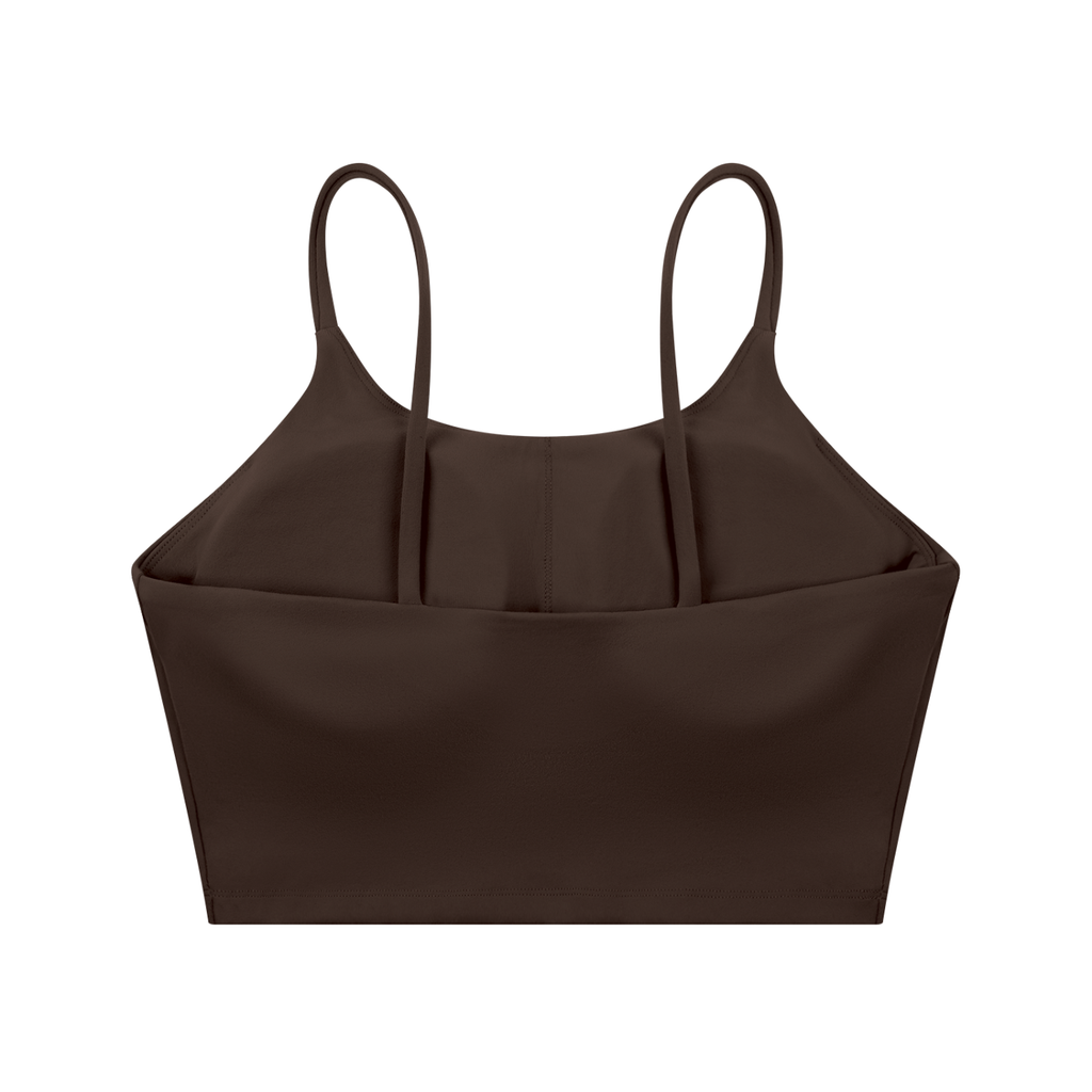 Women Spaghetti Strap Yoga Sports Bra