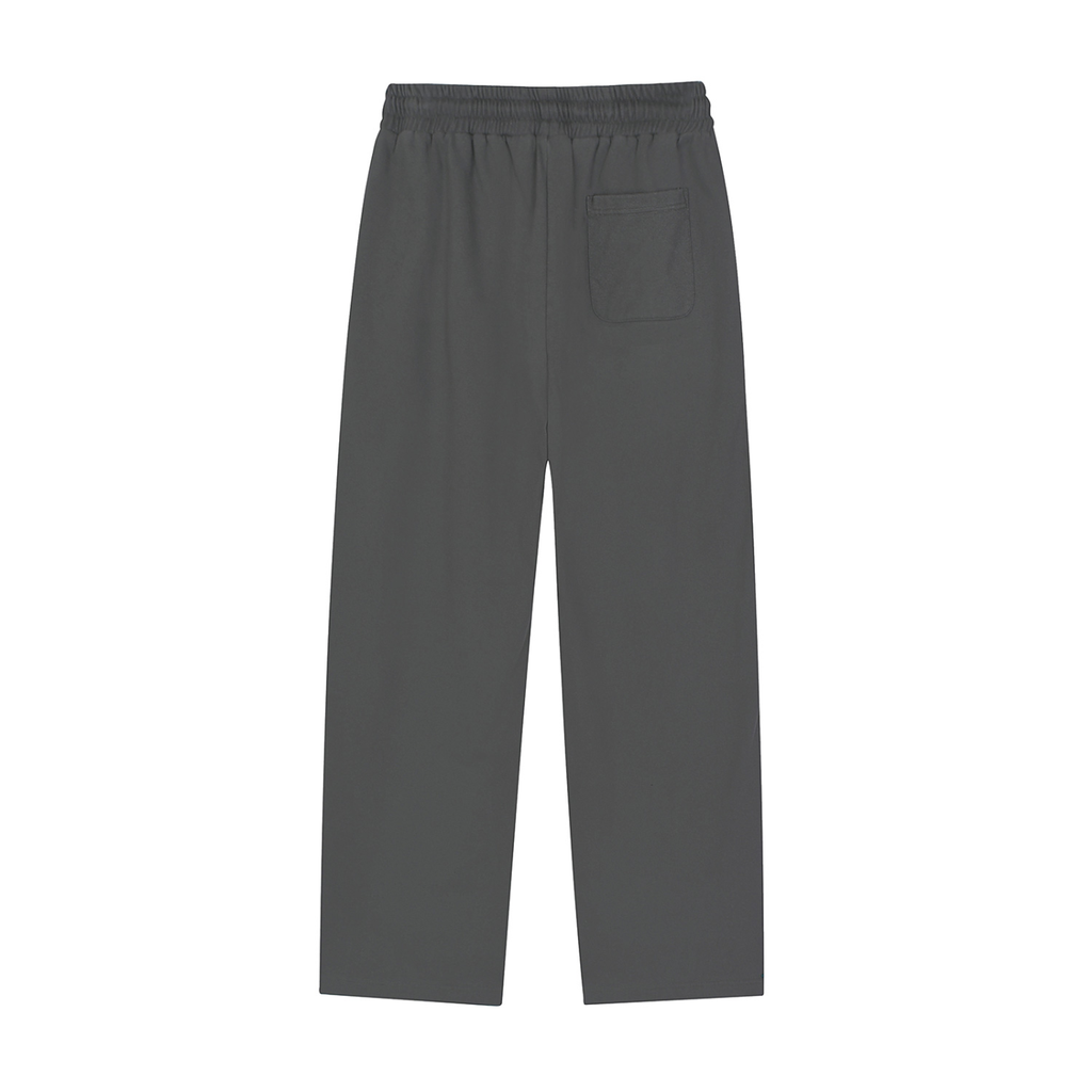 Men Reflection Striped Straight-Leg Sweatpants