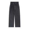 Women Vintage Washed Waist Pants