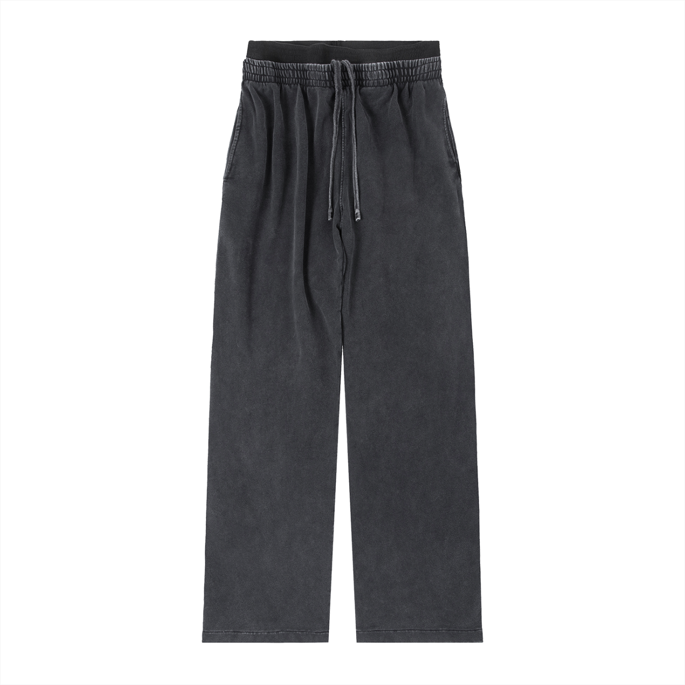 Women Vintage Washed Waist Pants