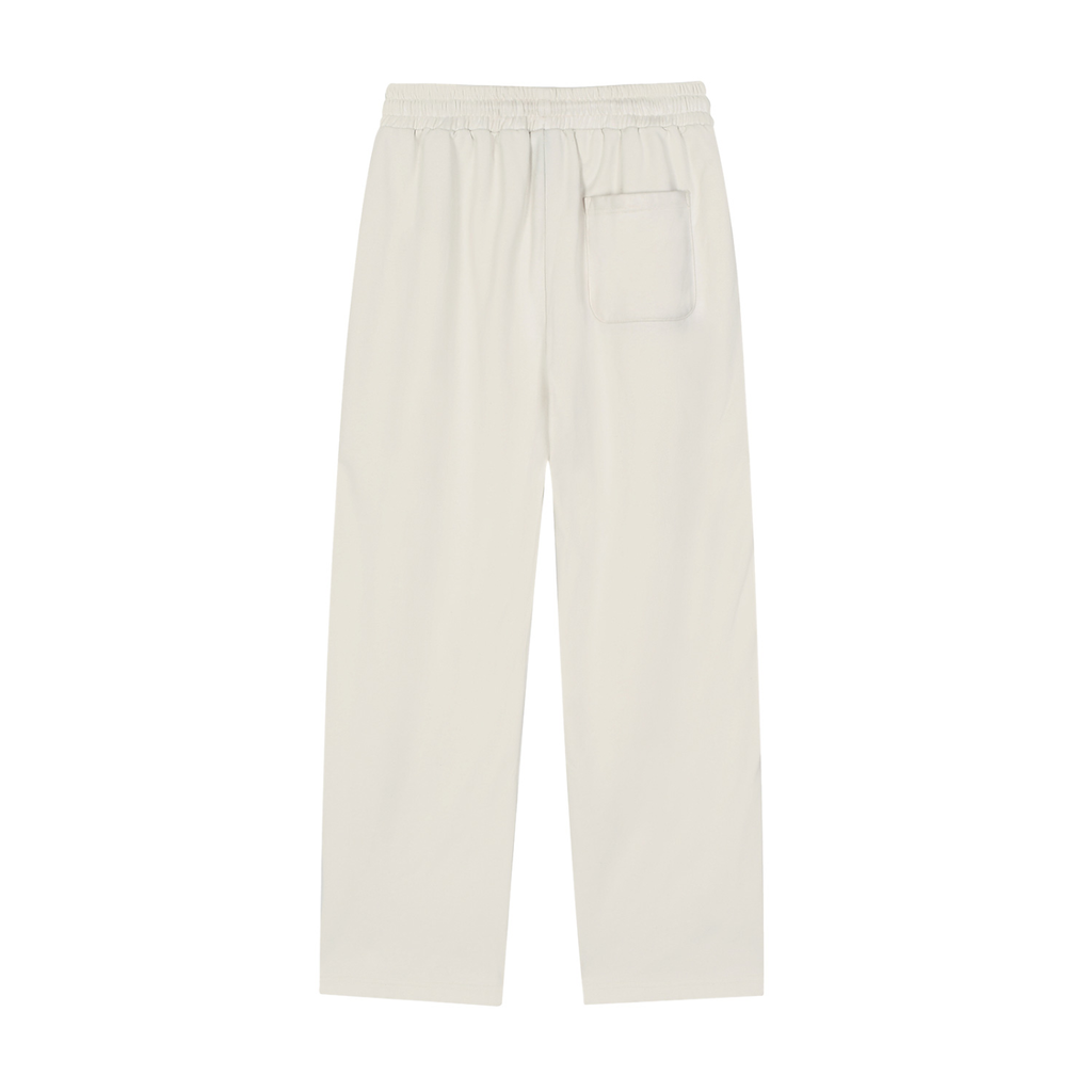Men Reflection Striped Straight-Leg Sweatpants