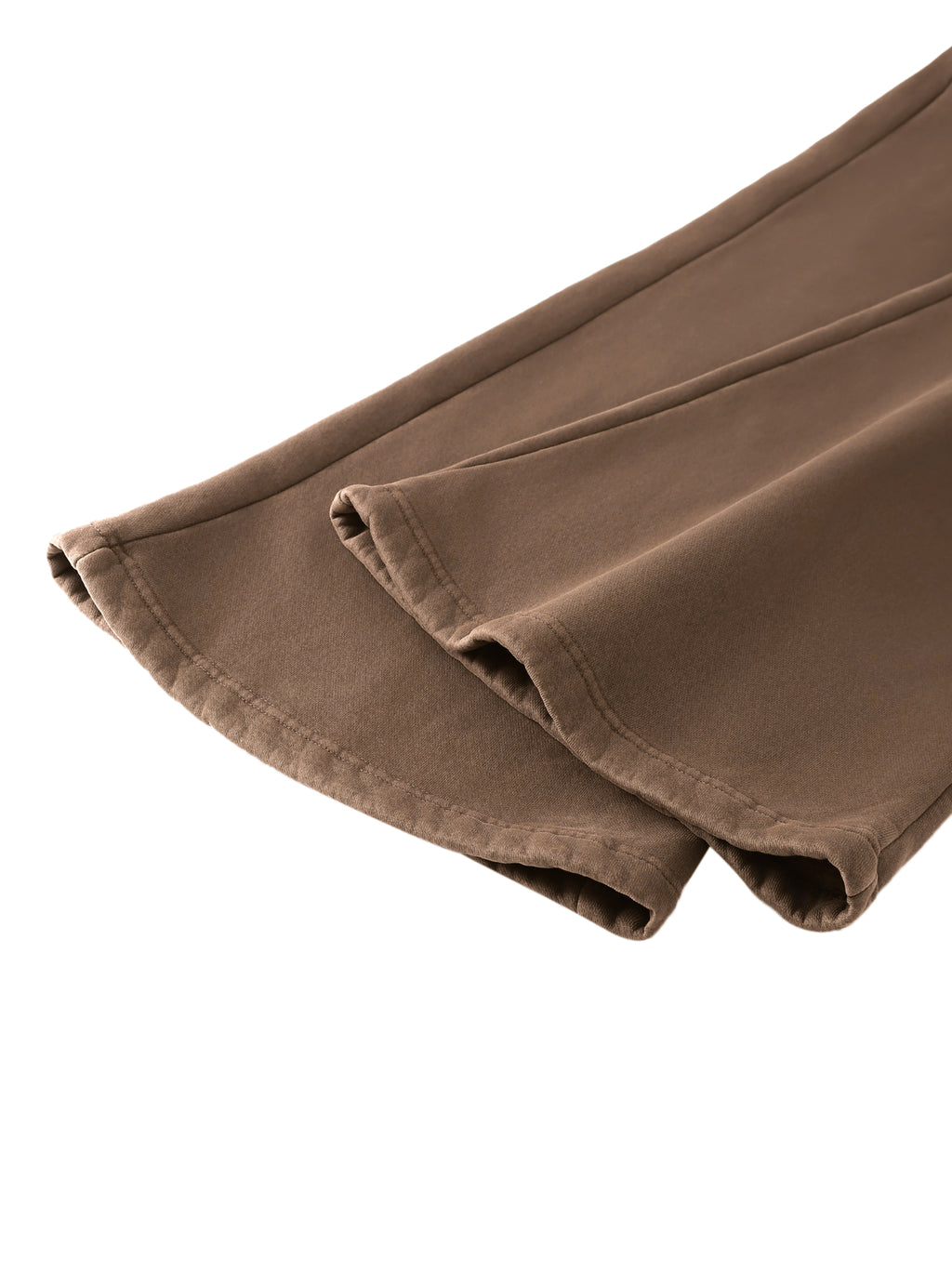 Women Vintage Washed Flared Fleece Pants