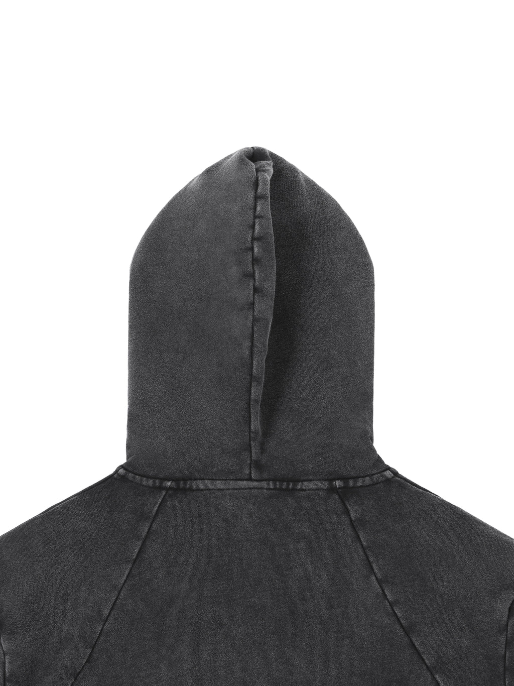 Women Vintage Washed Raw Edge Hoodie