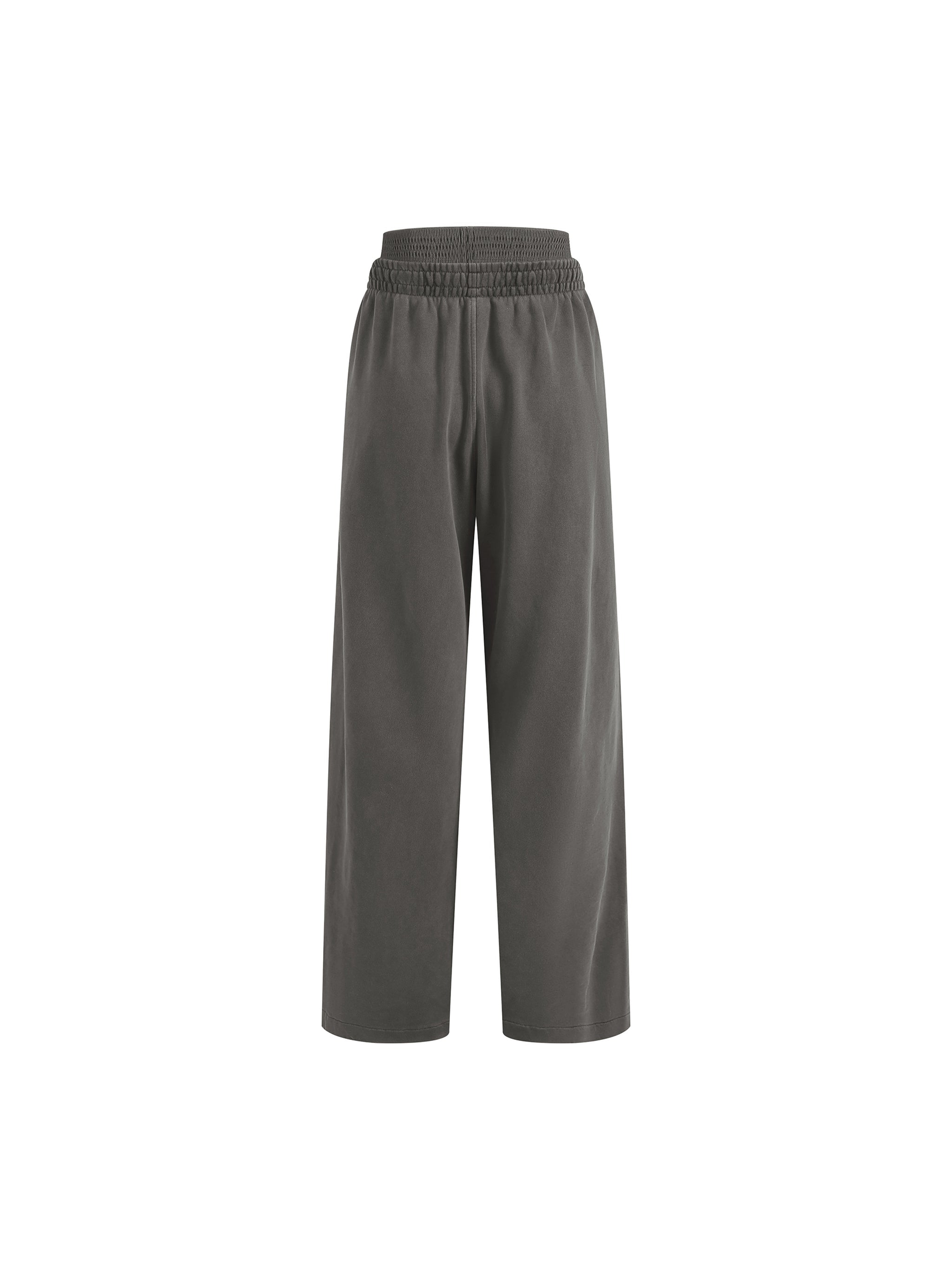 Women Vintage Washed Waist Pants