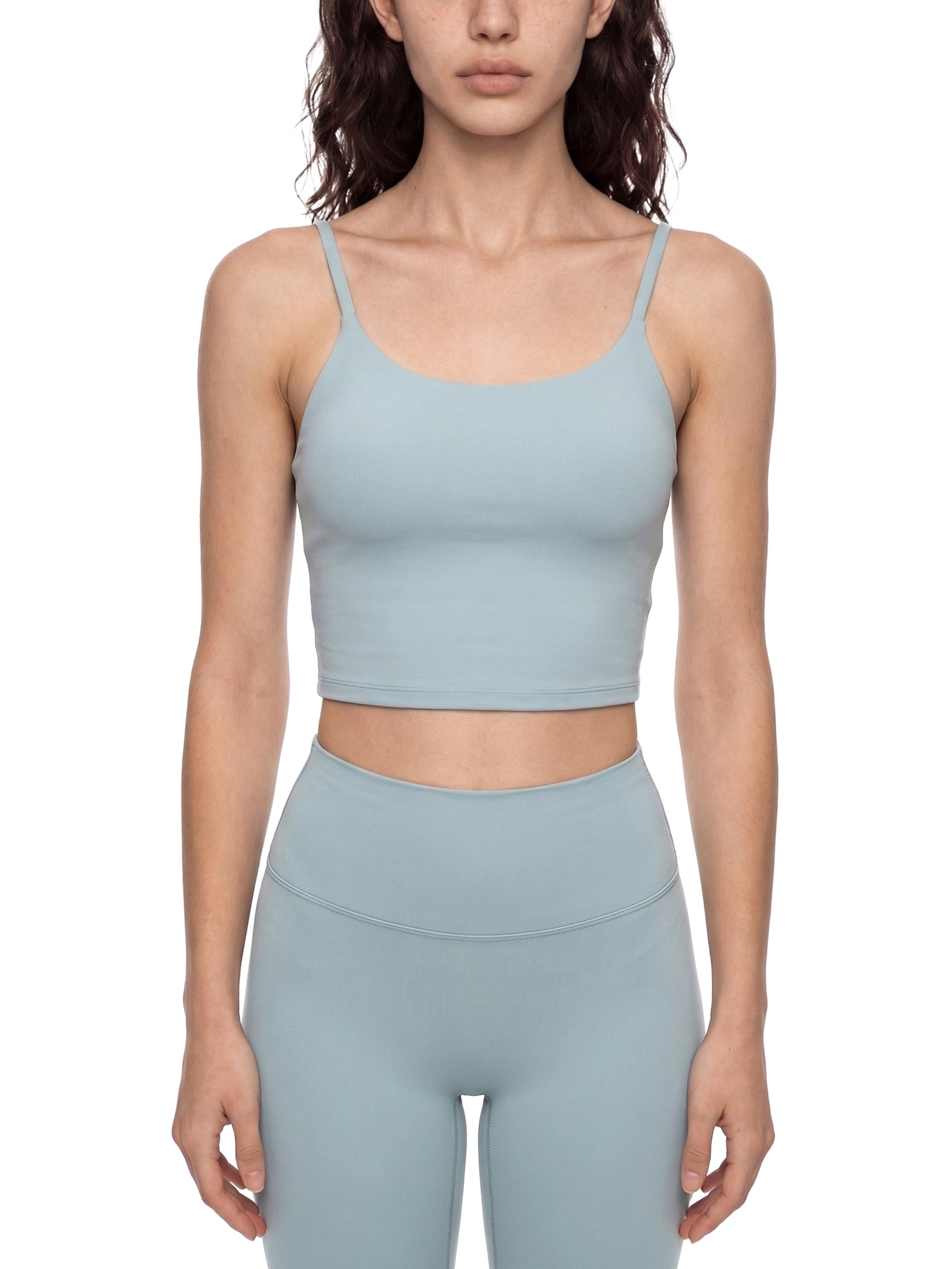 Women Spaghetti Strap Yoga Sports Bra