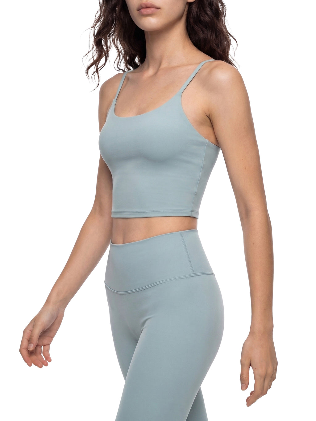 Women Spaghetti Strap Yoga Sports Bra