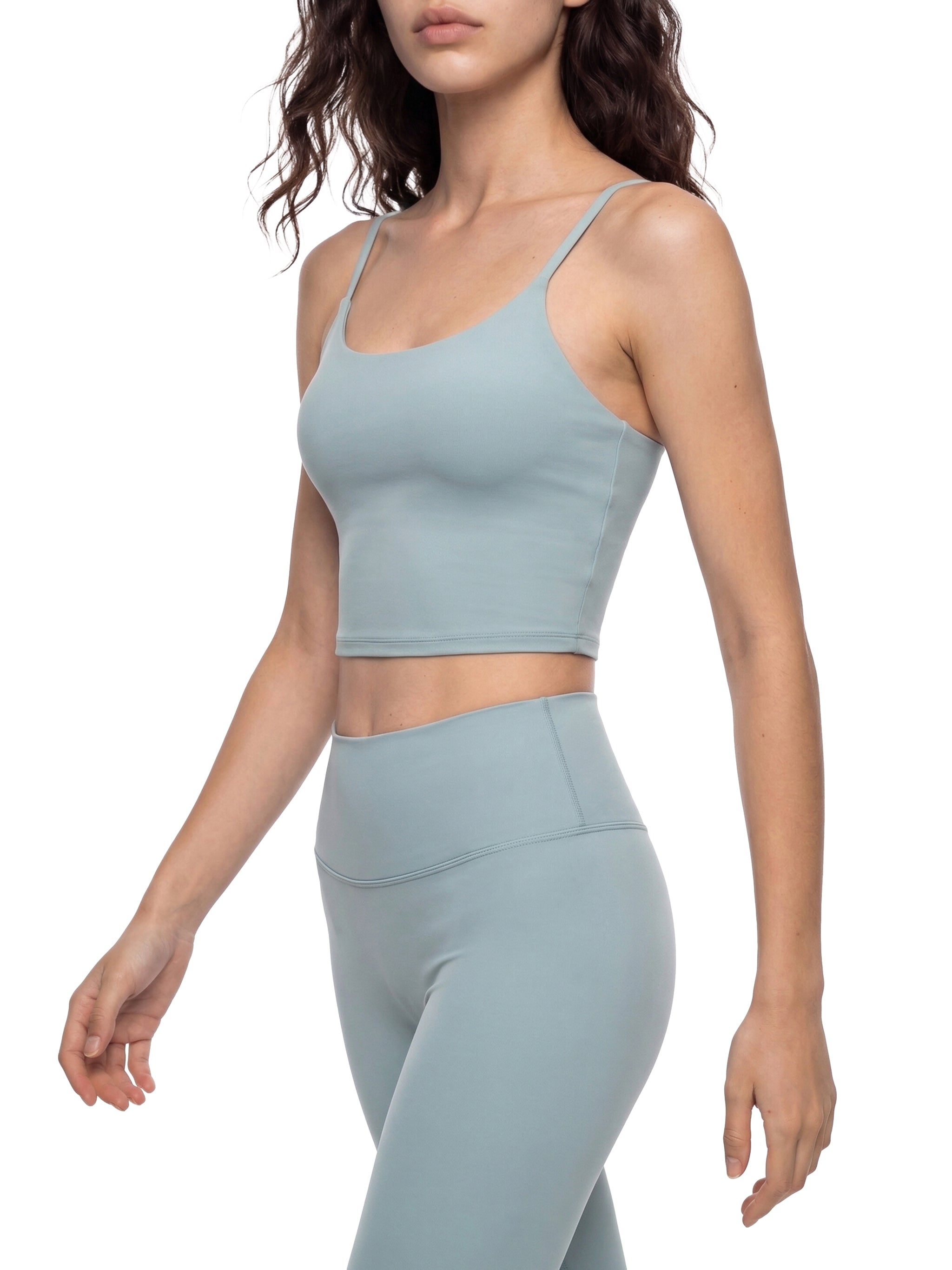 Women Spaghetti Strap Yoga Sports Bra
