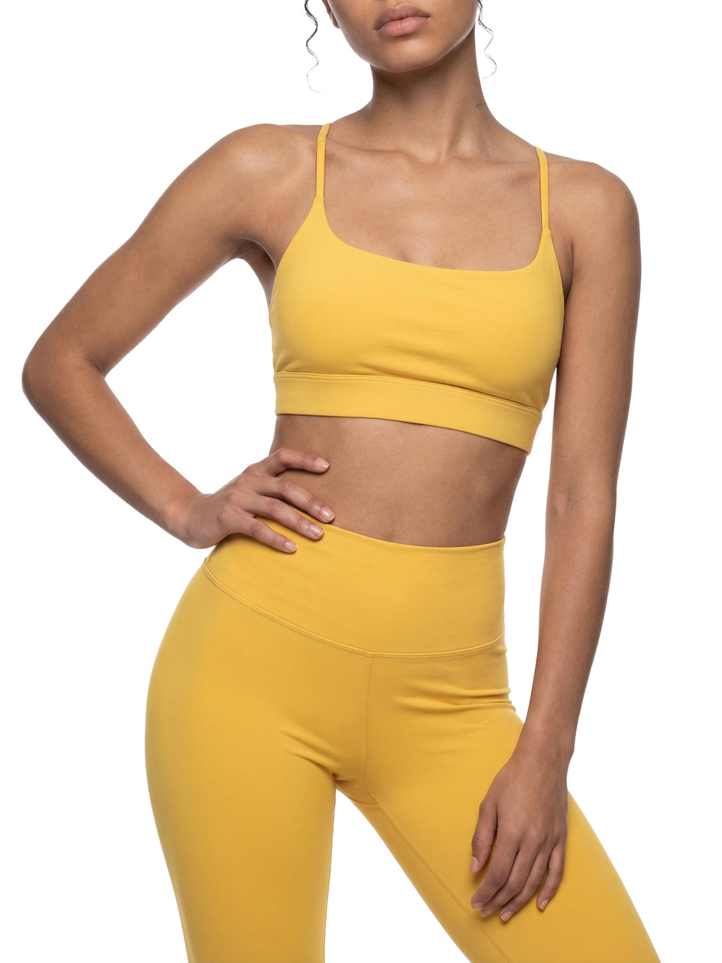 Women Strappy Criss Cross Yoga Sports Bra